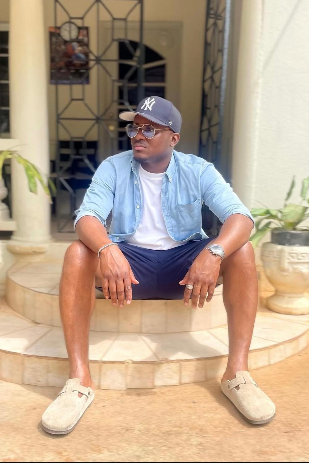 Post featuring Twill Jogger Shorts -- 7-inch inseam