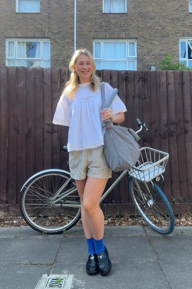 Beckyjenkins's review for ASOS DESIGN lace insert smock top in white