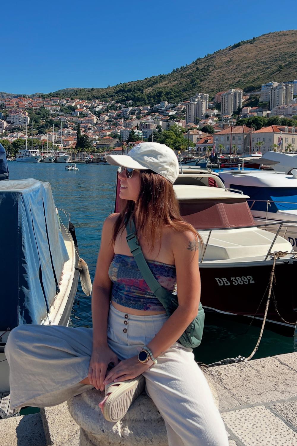 Post featuring Full Boho Bandeau® Headband - Pink Watercolor Patchwork