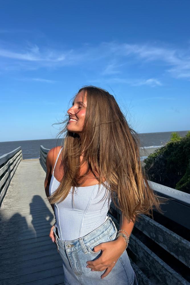 carolinegodette's fit featuring Brandy Melville, PacSun