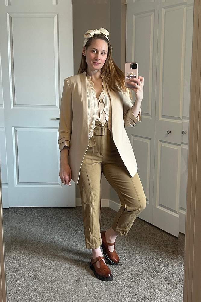 DaniTrics's fit featuring Banana Republic, Rachel Zoe, TEMU, Amazon Basics