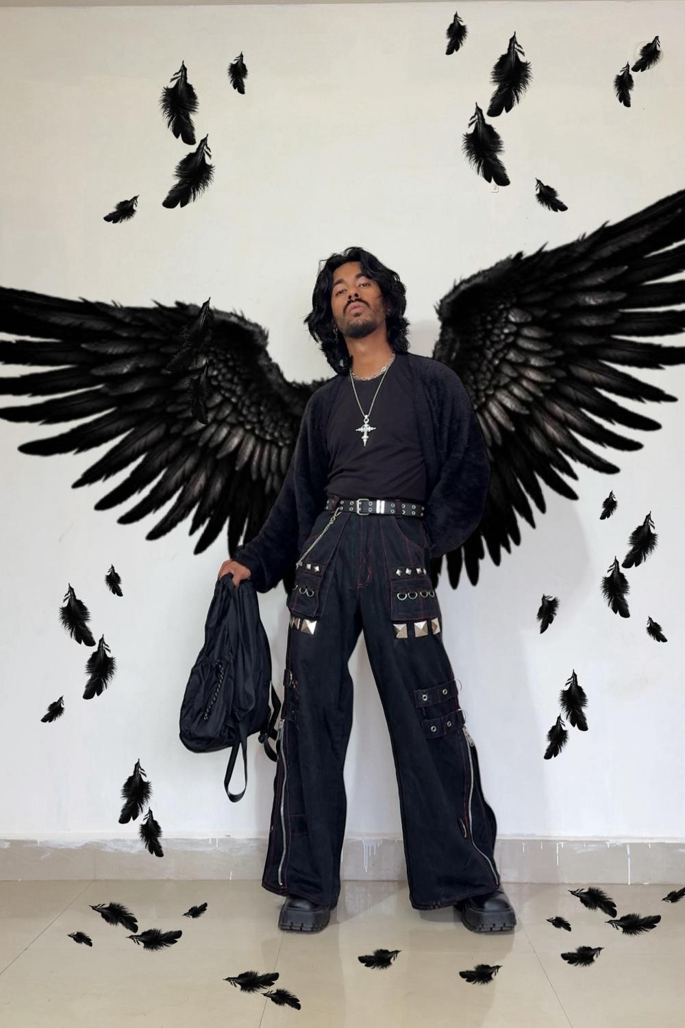 Barneyarc's post featuring boohooMAN, H&M, ASOS. Feeling streetwear, casual, trendy, ootd, gothic, opium