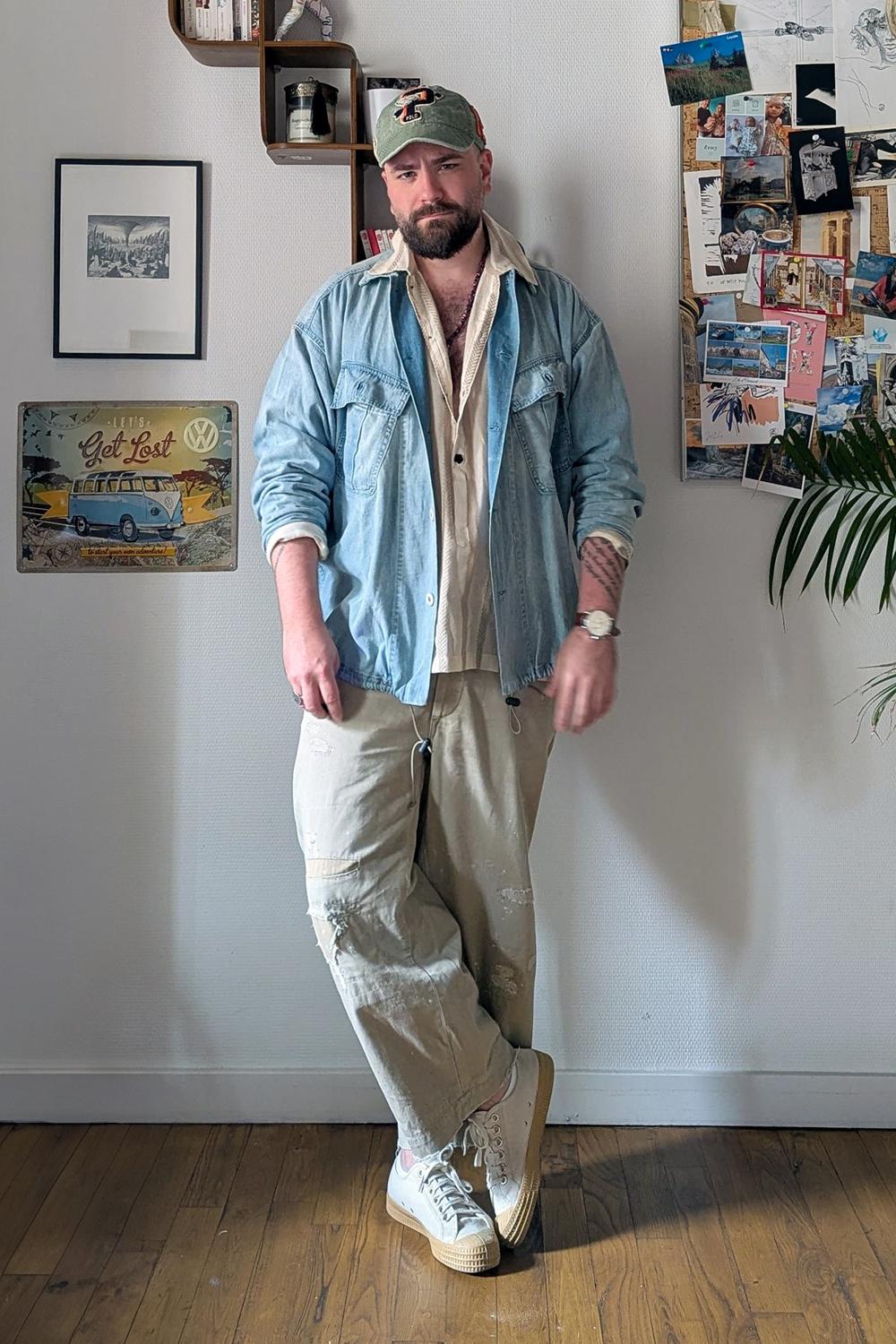 Post featuring Opium Japan Denim Sunfaded Sky Blue