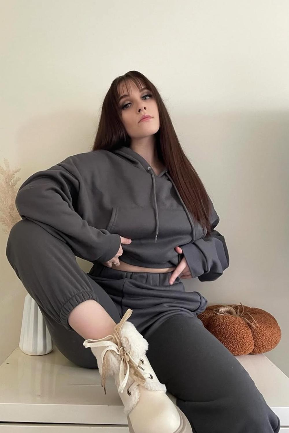Post featuring Urban Bliss Charcoal Oversized Hoodie