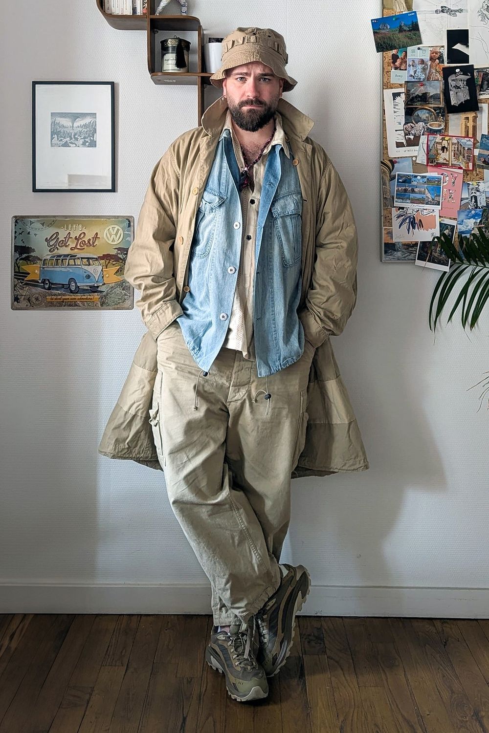 cagolebouquet's post featuring Lane Forty Five, Dr. Collectors, The Corona Utility, Merrell. Feeling streetwear, relaxed, casual, ootd, athleisure, comfortable