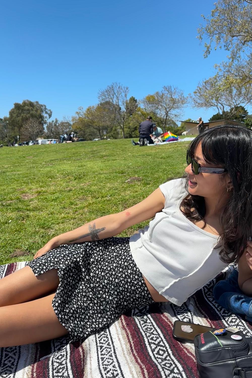 Stardust858's post featuring Brandy Melville. Feeling summer, cute, spring, casual, trendy, ootd, romantic, feminine