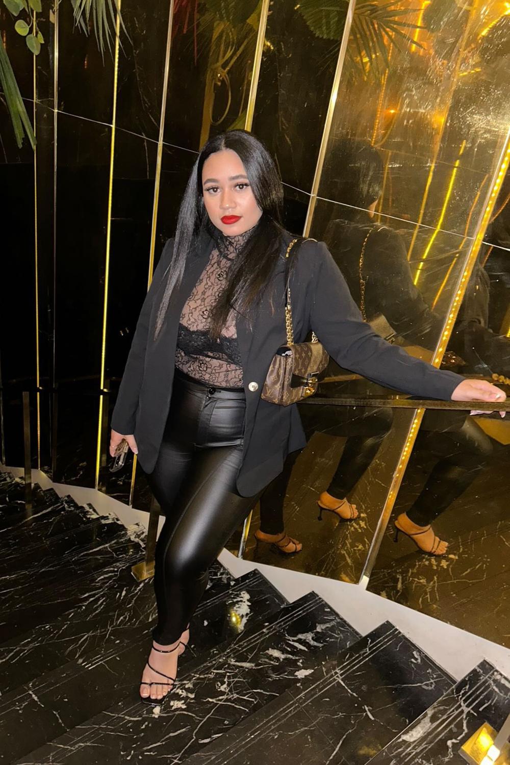 Post featuring Plus Black Woven Fitted Premium Blazer