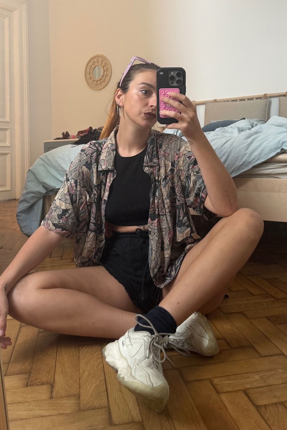 Monova's post featuring Epokhe, Ghanda, Zara, Nike. Feeling streetwear, athletic, relaxed, cute, summer