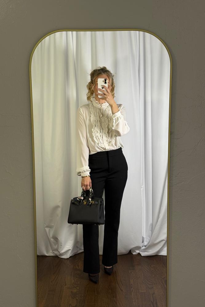 BusinessCasualOOTD's fit featuring Yves Saint Laurent, Ann Taylor | 608f71297242cabb012a30e2, 608f75cc7242cabb012a30f6, 608f7b607242cabb012a3101, 609845d5597ca1f6438835e9, 60a6a9ff2b6a86b148643a2b, 60ac66ed21907d2896abc959