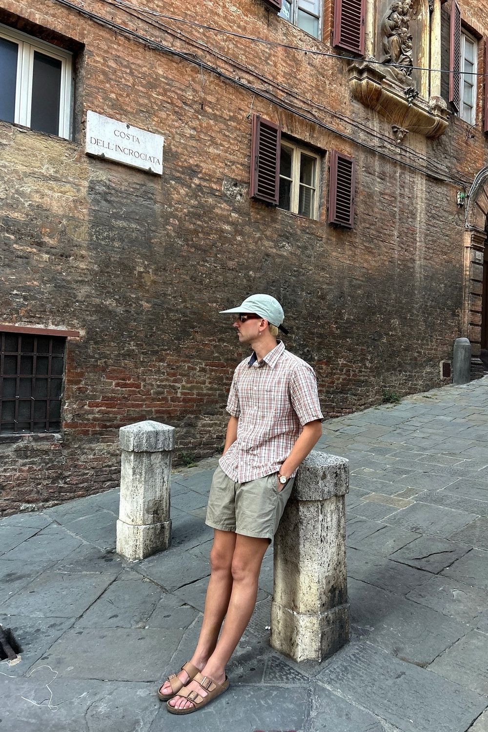 Markkkoc's post featuring Birkenstock, Pepe Jeans, H&M, Sergio Tacchini. Feeling streetwear, summer, athletic