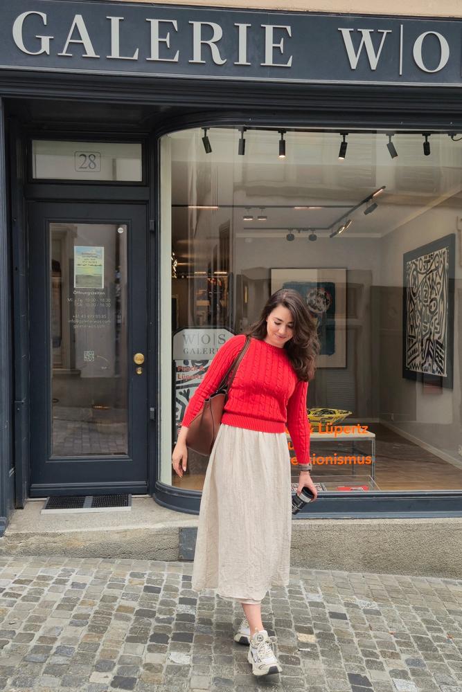 CaraLynn's fit featuring H&M, Venezia, Superdry, Axel Arigato