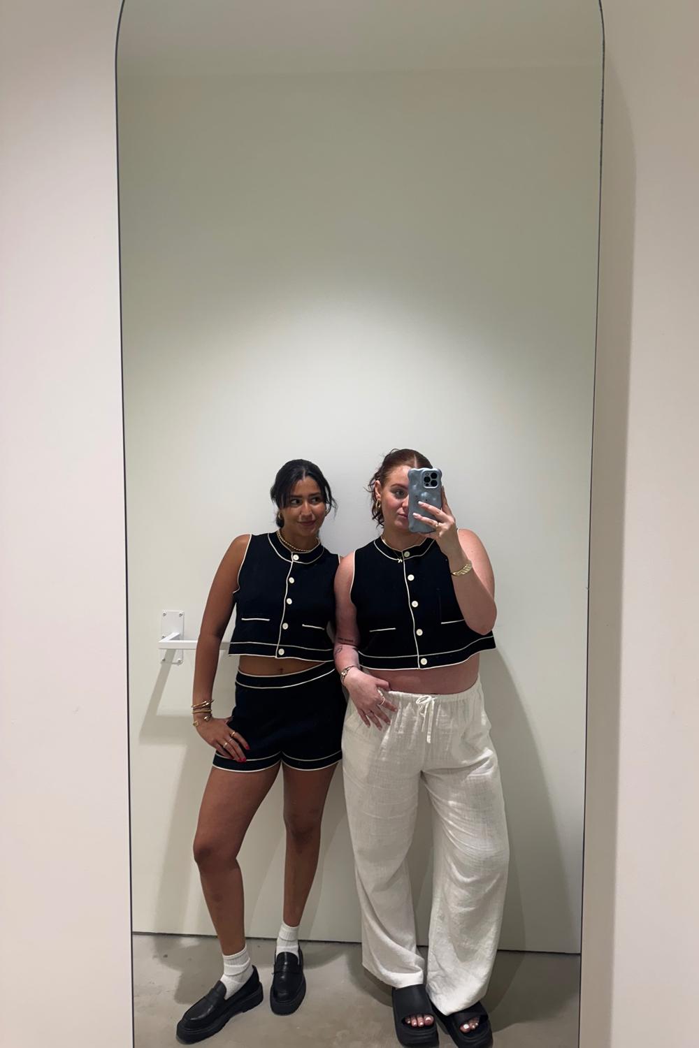 Post featuring LINEN BLEND WIDE LEG PANT