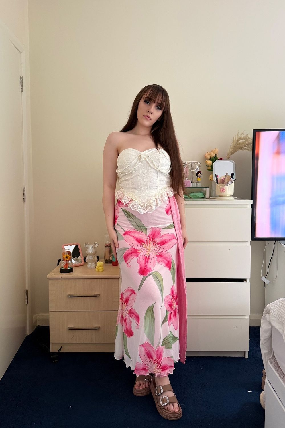 antoniashanley12's post featuring ROMWE. Feeling beach, casual, chic, cute, feminine, ootd, relaxed, romantic, spring, summer