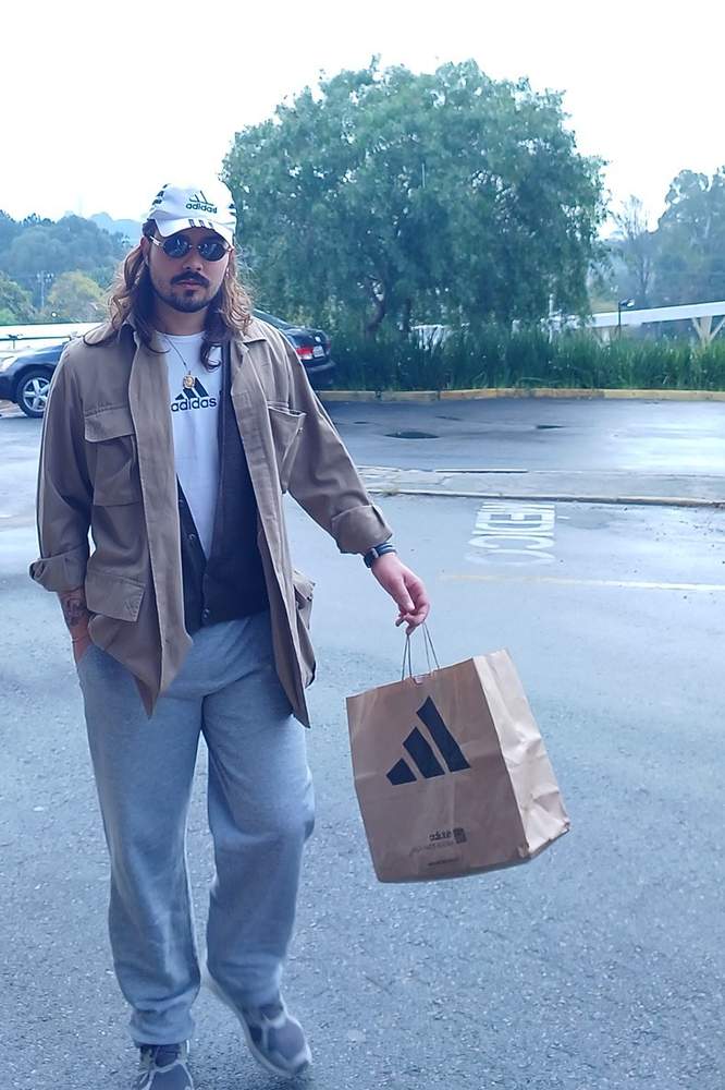 Lukepeder's fit featuring Adidas, Jean Paul Gaultier