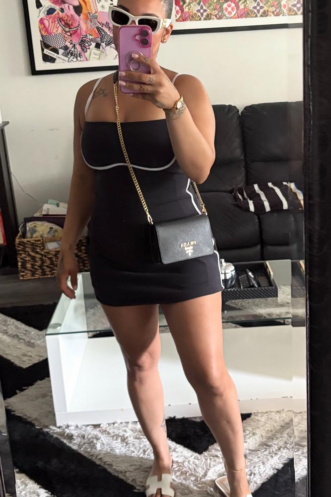 Always86's fit featuring Alo Yoga, Prada, Miu Miu