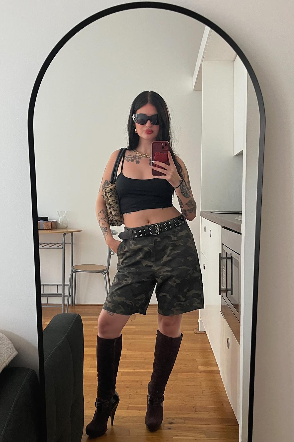 Post featuring Petite Black Soft Cotton Strappy Vest Top