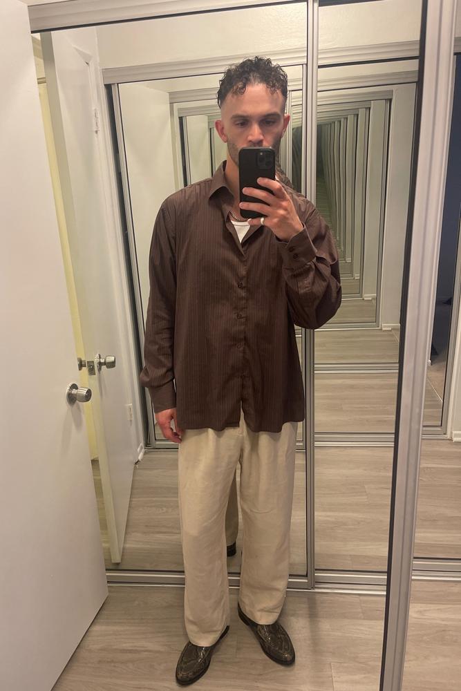 sam7's review for Linen-Cotton '90s Loose Pleated Khakis