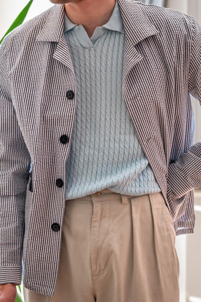 justafit's fit featuring John Henric, Ralph Lauren, Pini Parma, Pringle of Scotland | beach, chic, classic, preppy, romantic, summer, trendy