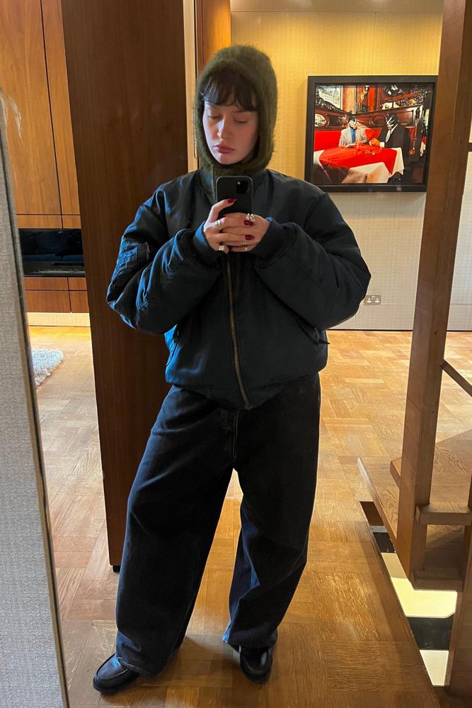 marikaxoo's fit featuring Weekday, Marks & Spencer, Urban Outfitters, Alpha Industries | streetwear, relaxed, cute, spring, trendy, casual, ootd, athleisure, preppy, comfortable