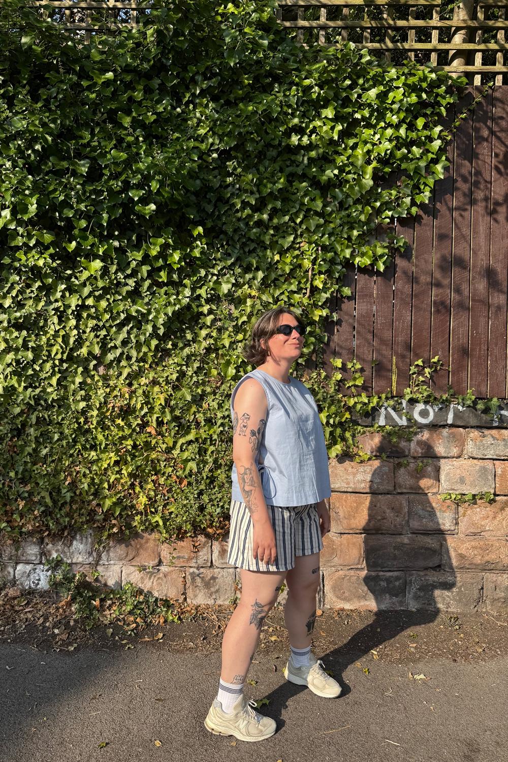 Post featuring LOWE STRIPE DENIM SHORT