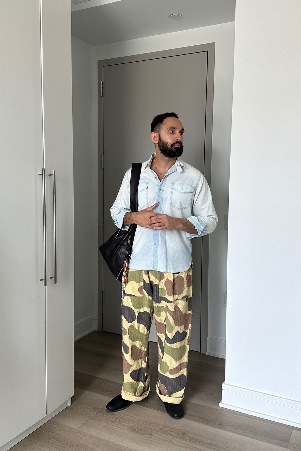 Post featuring Chambray Workshirt - Distressed and Sunfaded Indigo