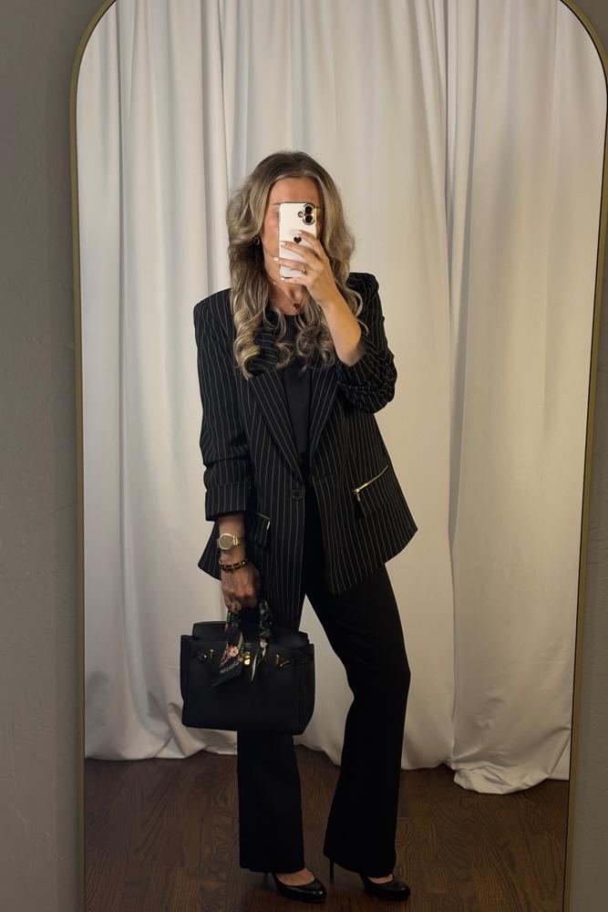 BusinessCasualOOTD's fit featuring Ann Taylor, Jones New York, Christian Louboutin