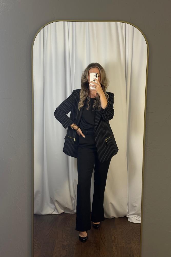 BusinessCasualOOTD's fit featuring Ann Taylor, Jones New York, Christian Louboutin