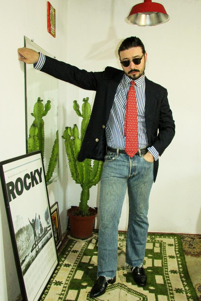 Lukepeder's fit featuring Levi's, Ralph Lauren