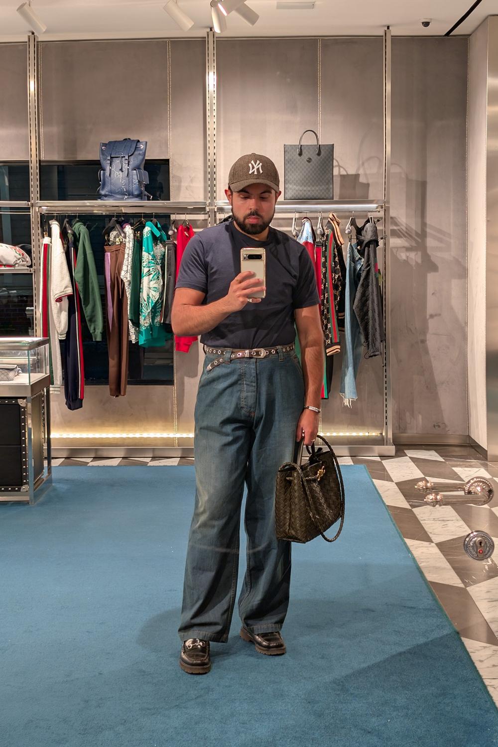 RichyRichyT's post featuring Bottega Veneta, Maison Margiela, Our Legacy, Buck Mason. Feeling relaxed, casual, ootd
