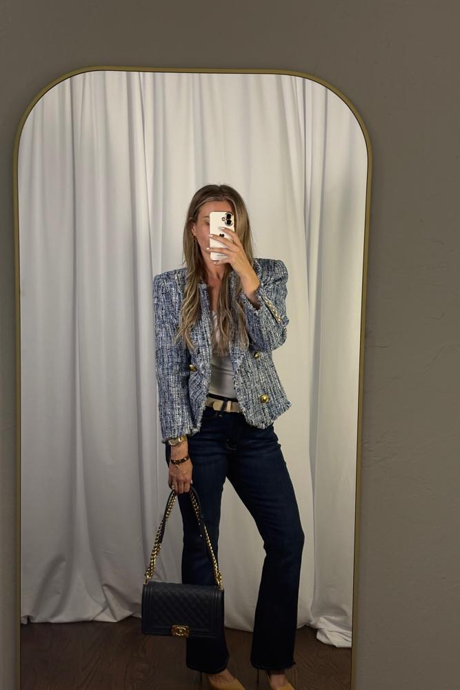 BusinessCasualOOTD's fit featuring Signature by Levi Strauss, Amazon Basics, Balmain | [object Object], [object Object], [object Object], [object Object], [object Object], [object Object], [object Object], [object Object]