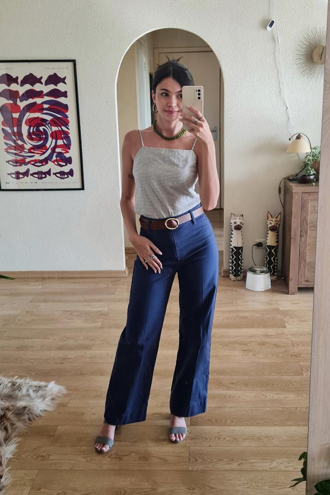 Duskyfits's review for H&M - Canvas trousers - Blue