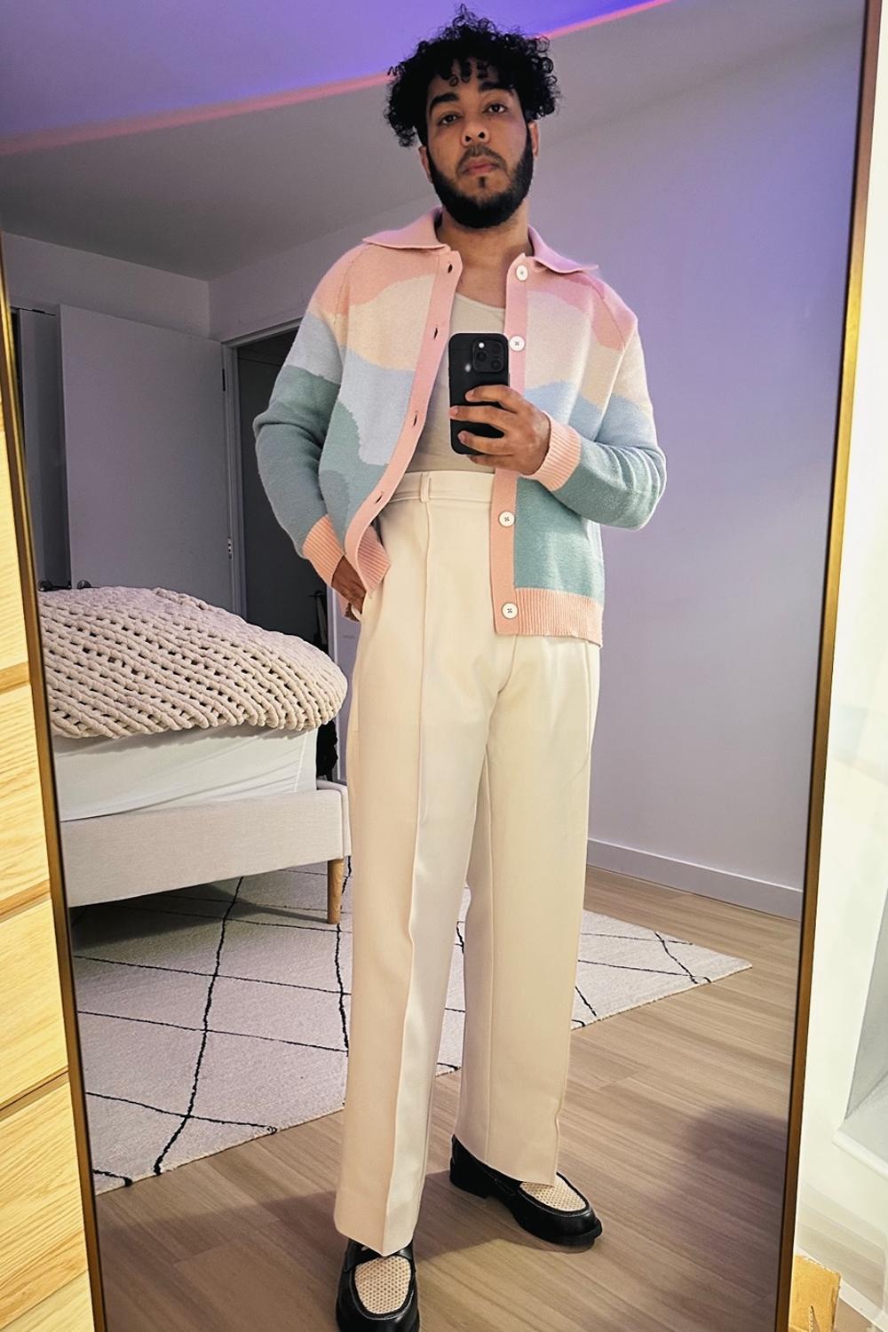 Post featuring everyday pleated trouser ecru