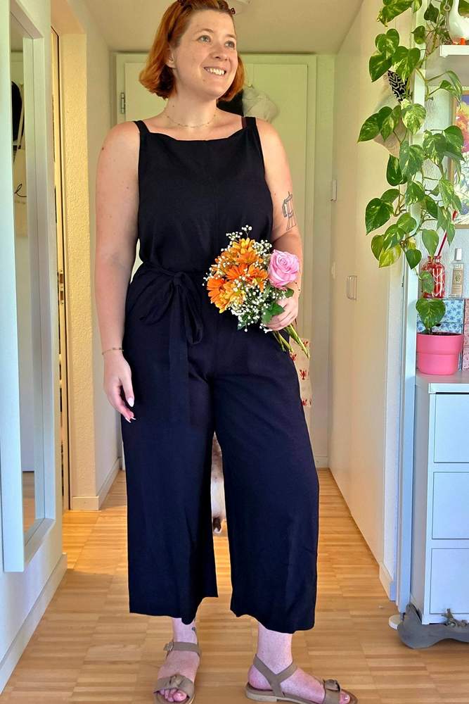 Rockmydna's review for Uniqlo - Linen Blend Jumpsuit - Black - XL