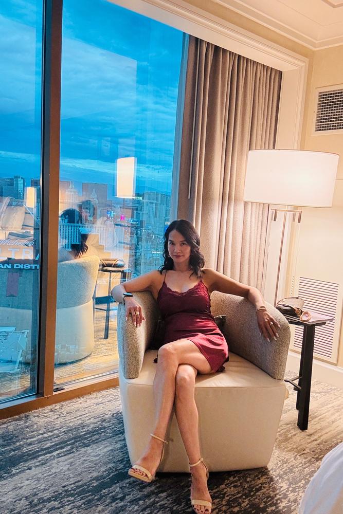 Toothfairyjane's review for EDIKTED Whitney Lace Trim Satin Minidress in Burgundy at Nordstrom, Size X-Large