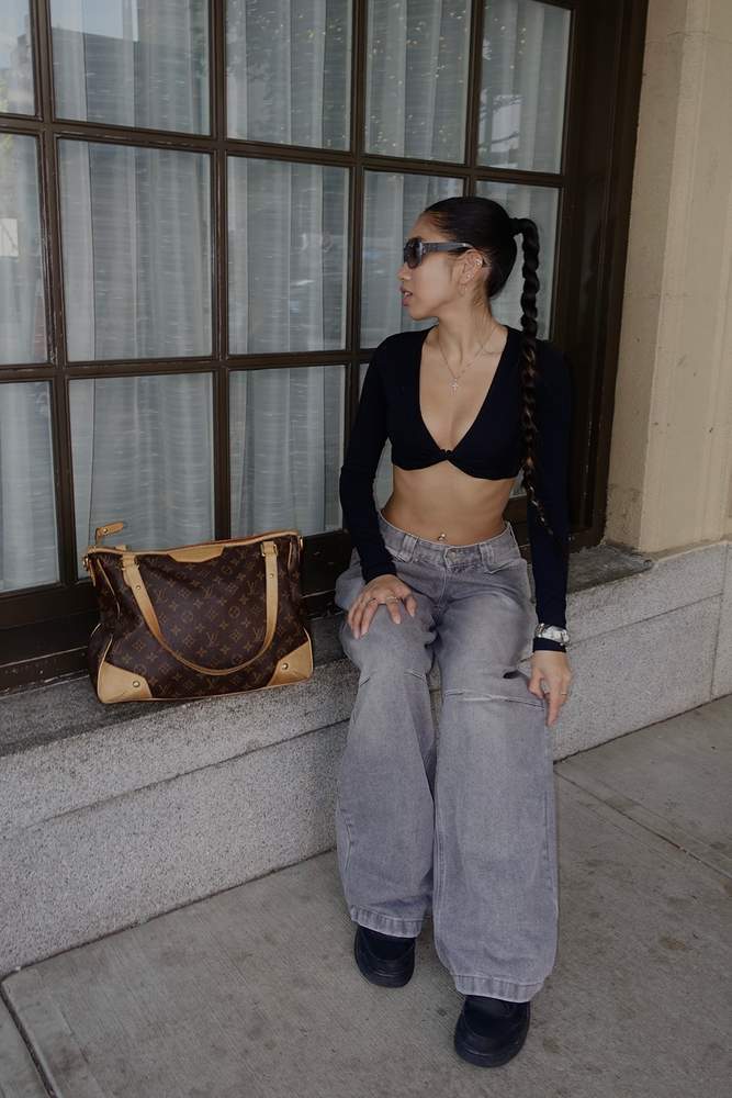 cecilee's fit featuring Garage, Peppermayo, Fendi, Louis Vuitton, Jordan | comfortable, ootd, streetwear, trendy
