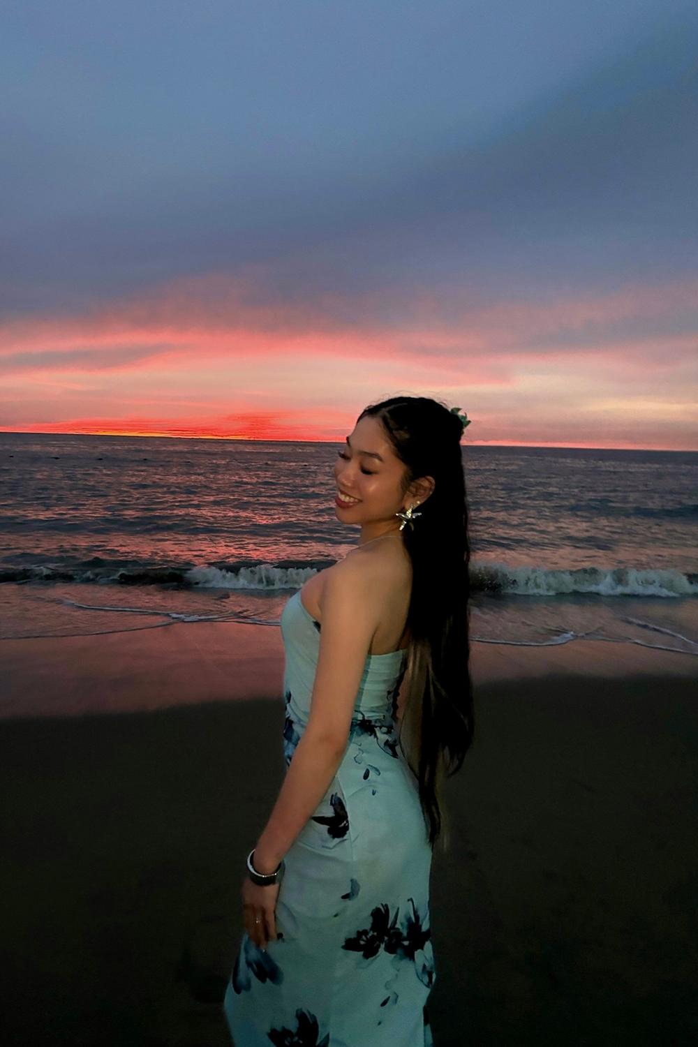 Post featuring Field Of Dreams Maxi Dress - Blue Black Floral