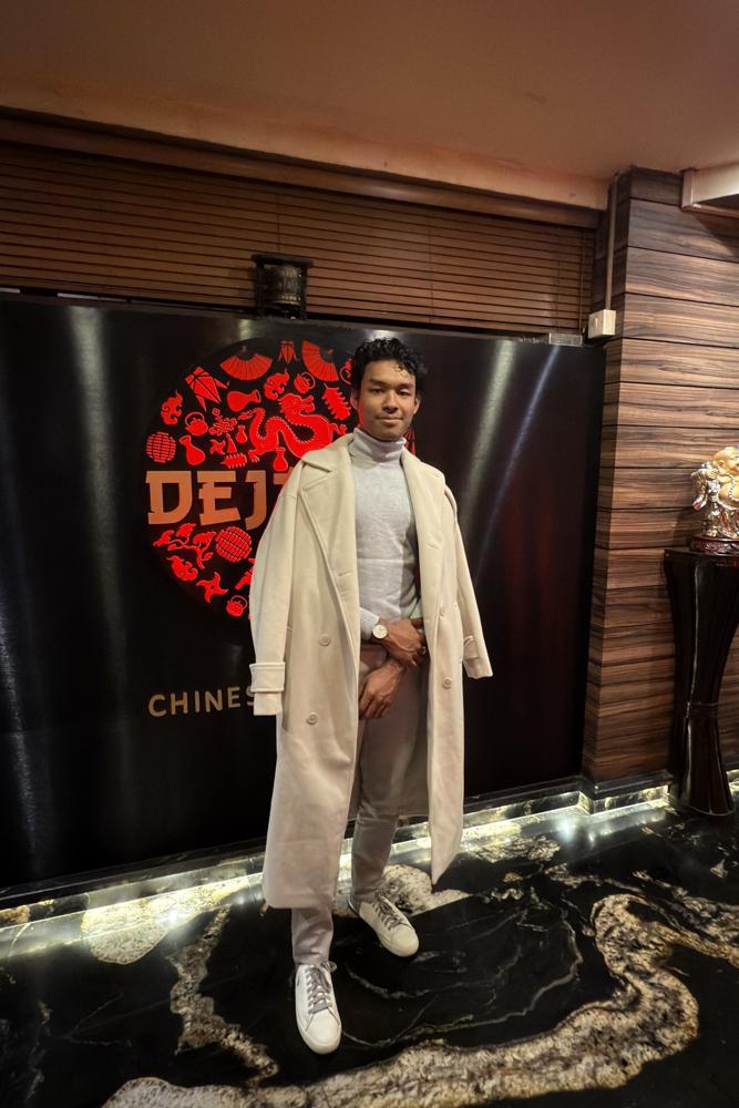 Ujjal's fit featuring Gobi Cashmere, Thursday Boots, Charles Tyrwhitt, Luca Faloni | relaxed, date, nightout