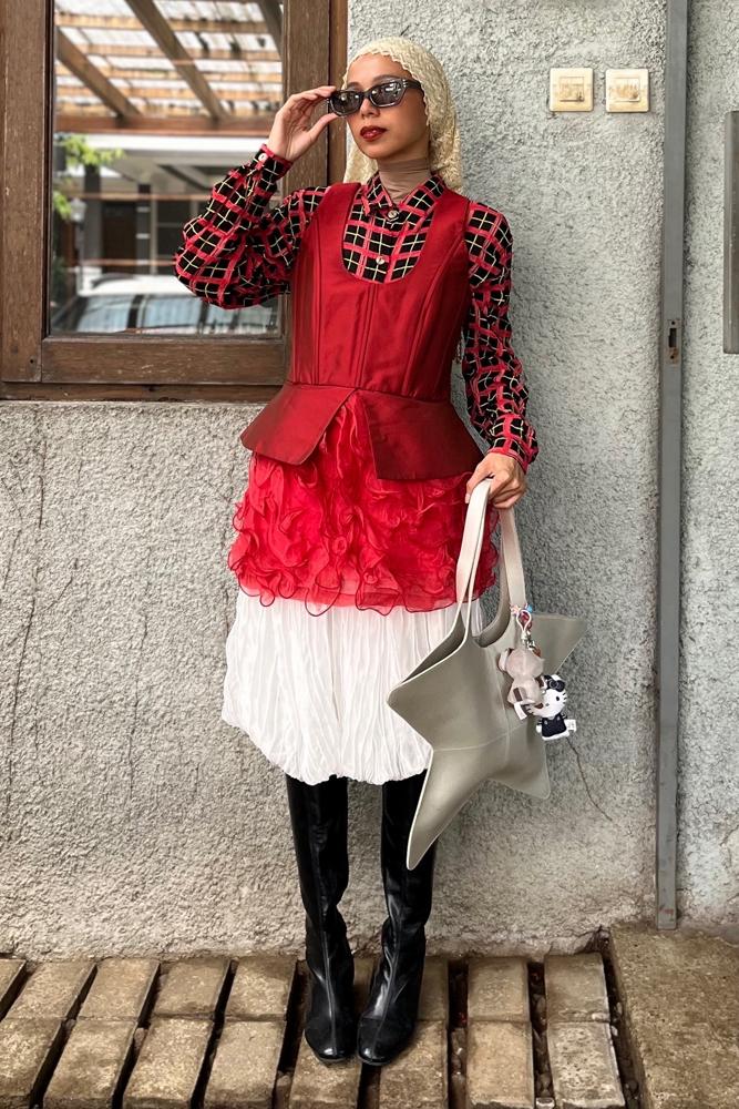 nadiaelok's fit featuring One Off Ones, Sandro | [object Object], [object Object], [object Object], [object Object], [object Object], [object Object], [object Object], [object Object], [object Object]