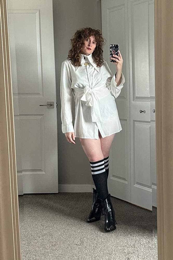 DaniTrics's fit featuring TEMU, Amazon Basics, American Apparel
