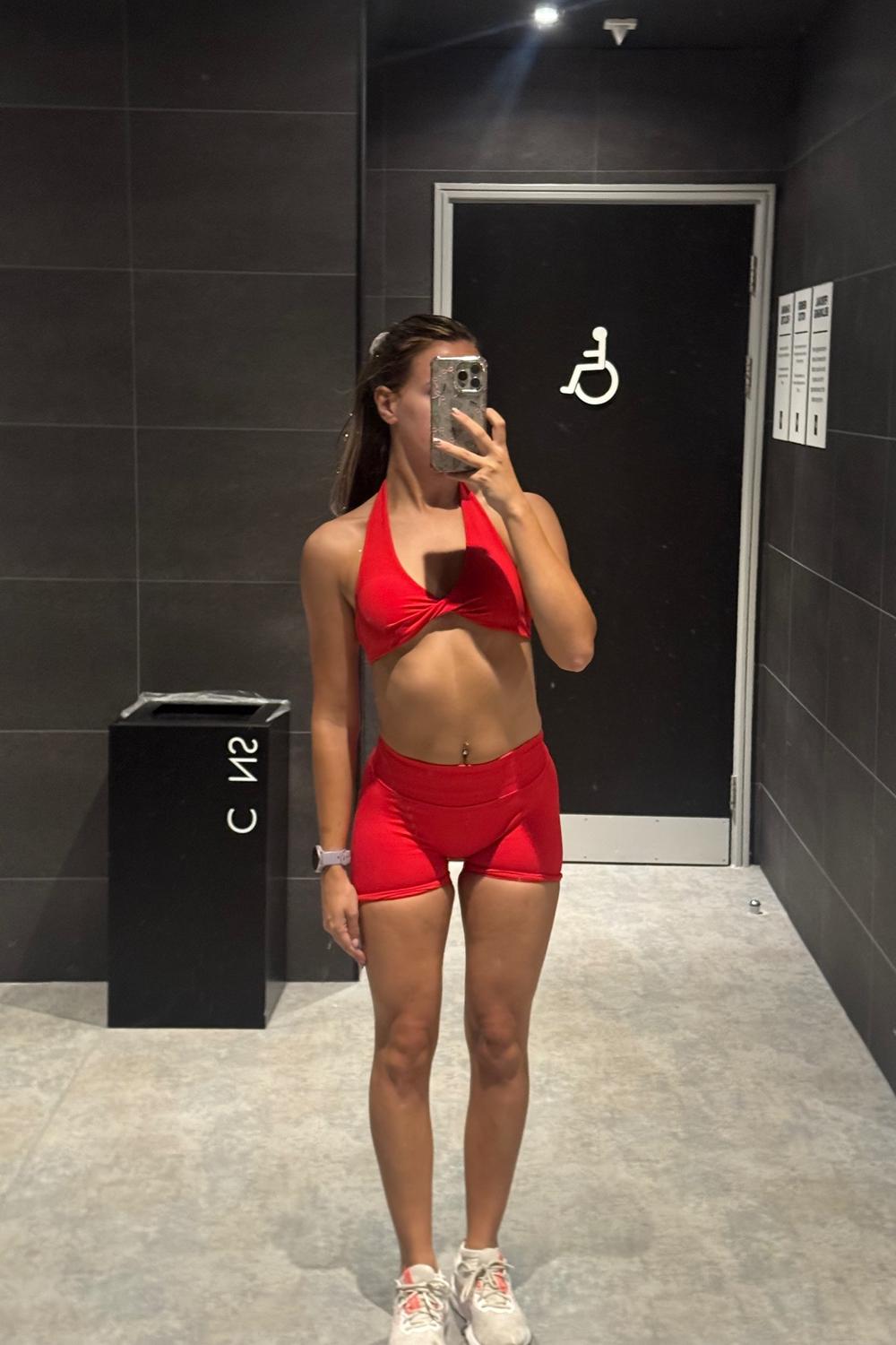 Post featuring 'Infinity' Cross-Back Crop - Royal Blue