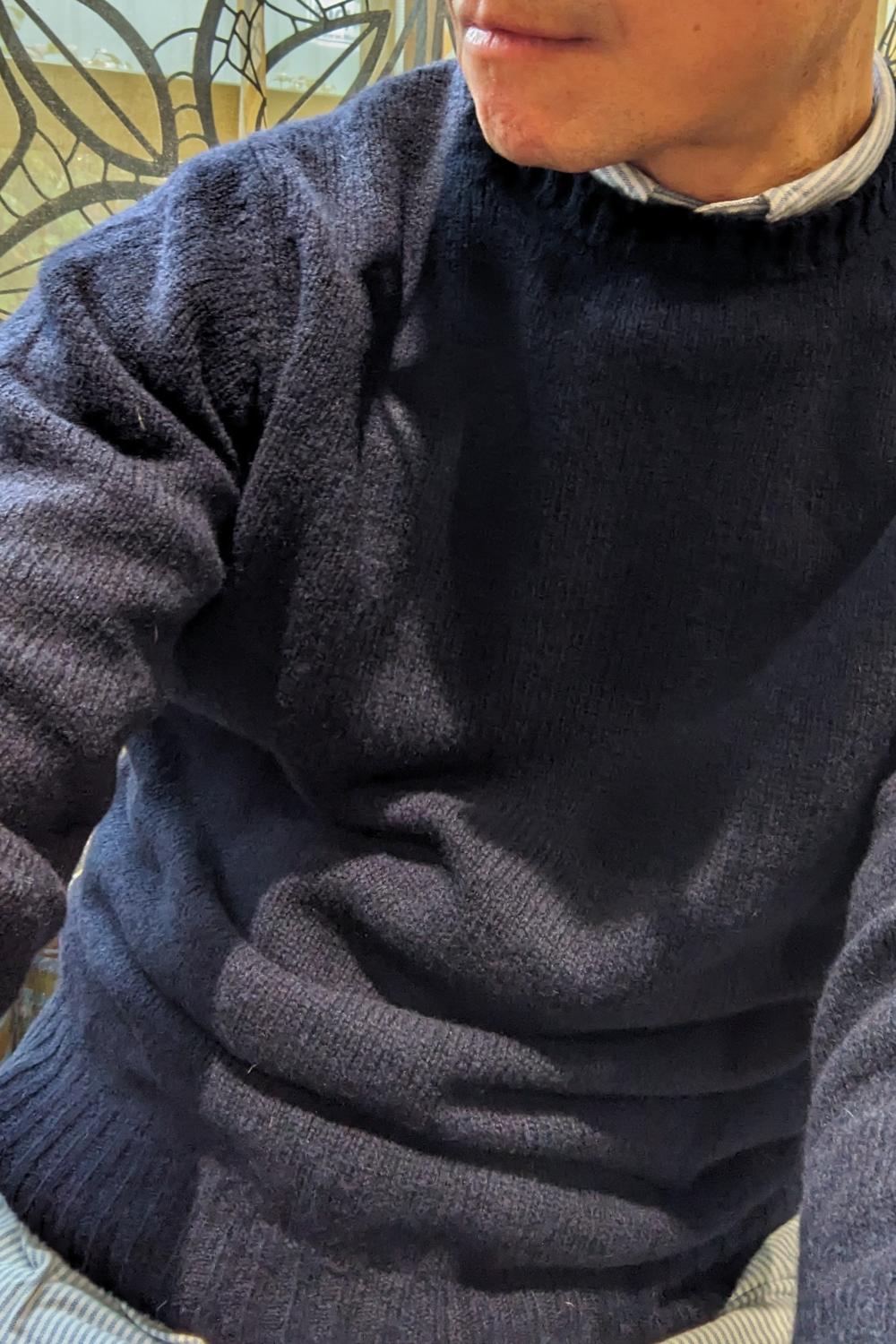 Post featuring Navy Shetland Crew Neck