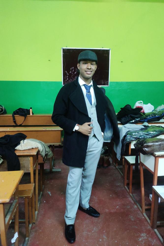 Ujjal's fit featuring Boston Scally, Thursday Boots, ASOS, Suit Supply, The Tie Bar
