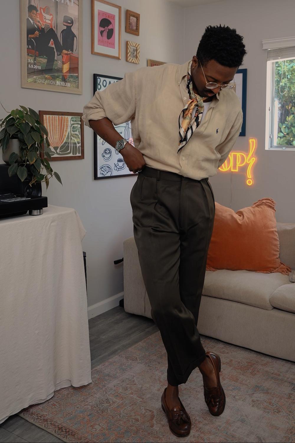 Post featuring Garment-Dyed Oxford Shirt | Ralph Lauren