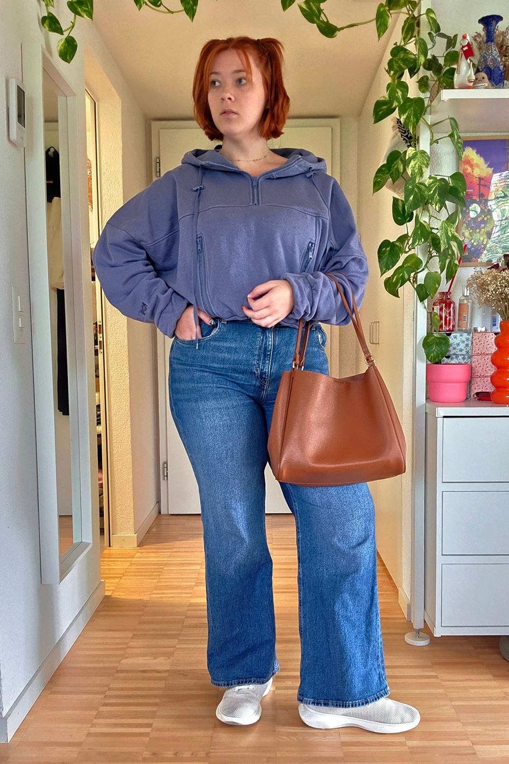 Post featuring Womens Flared Fitjeans - Arctic Light Blue