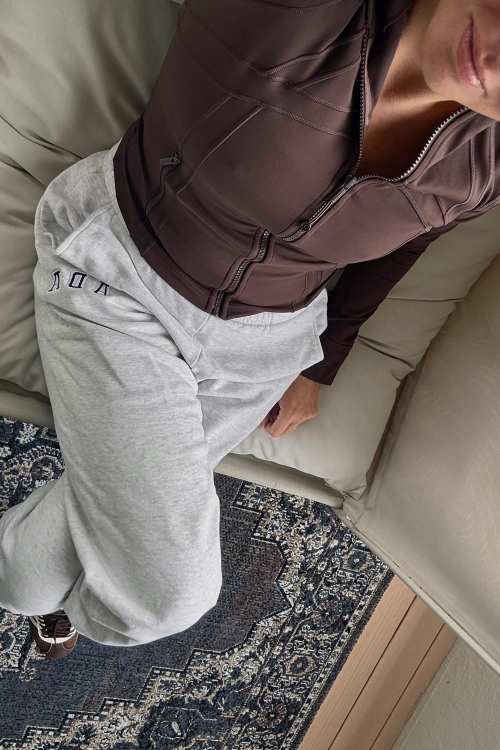 Post featuring ADA Sweatpants - Light Grey Melange