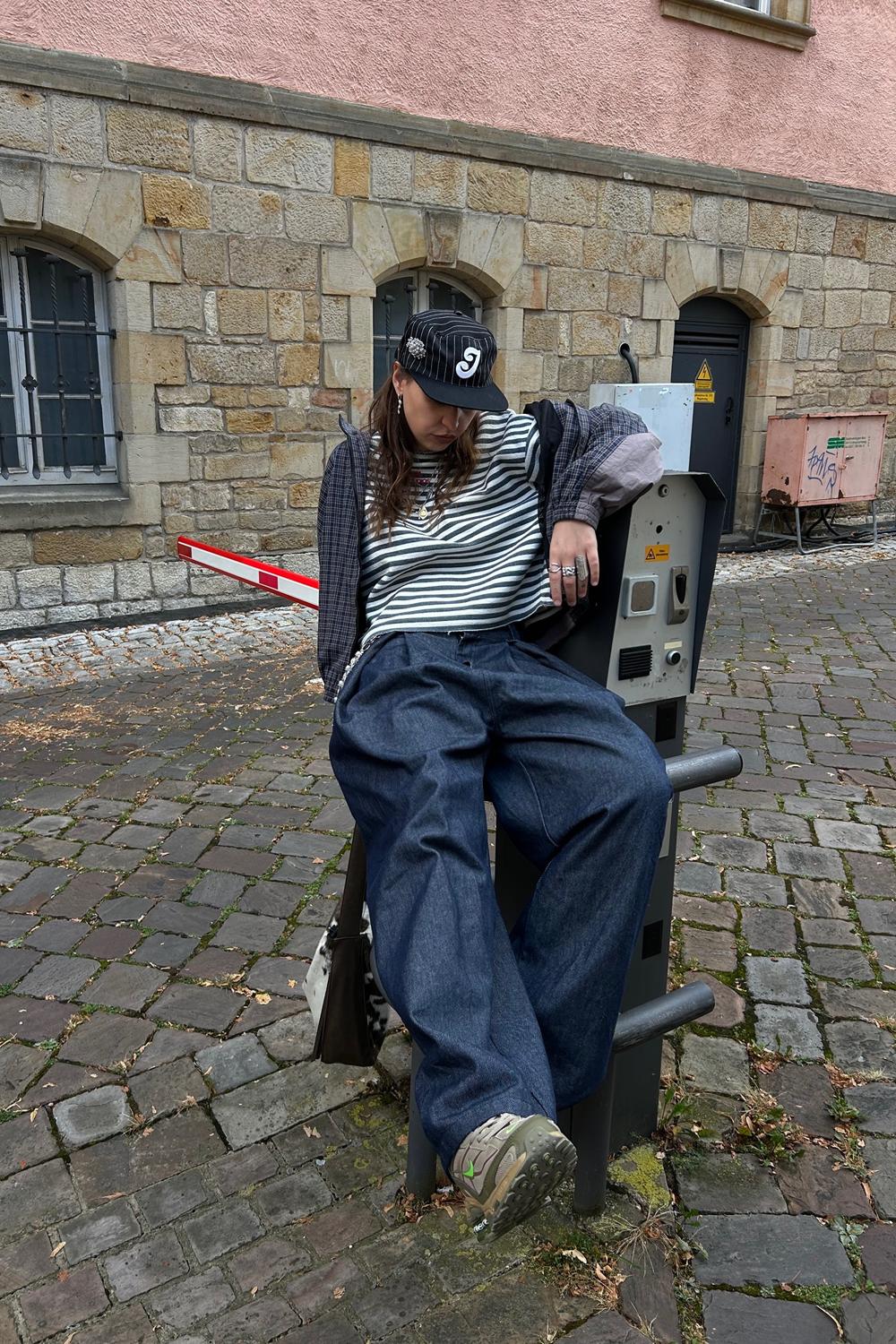 Post featuring Sade Navy Reverse Crewneck