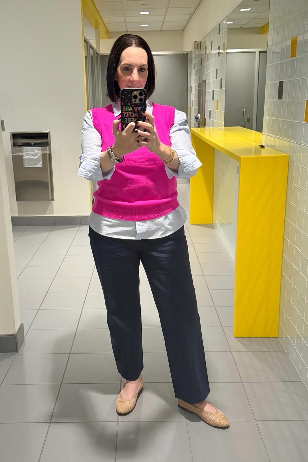 Post featuring Eva Cashmere Vest-Pop Pansy