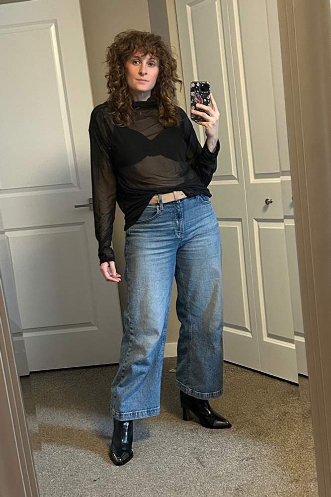 DaniTrics's fit featuring GAP, TEMU
