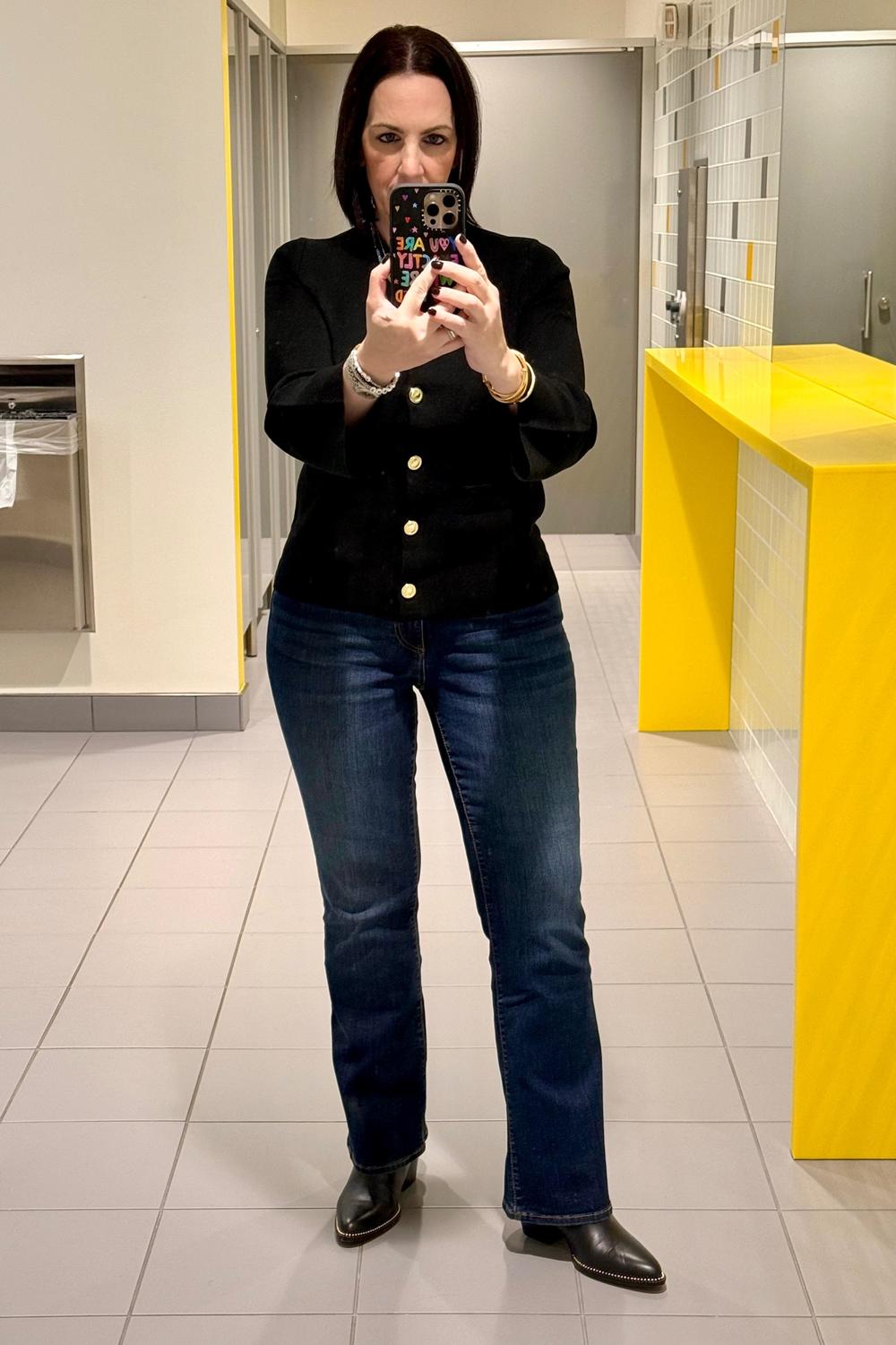 Post featuring Natalie Mid Rise Bootcut, Petite