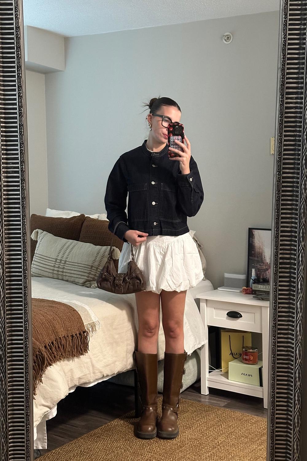 Post featuring Cropped Jean Jacket